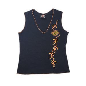 Harley Davidson Women's Dealership Tank Top Black M